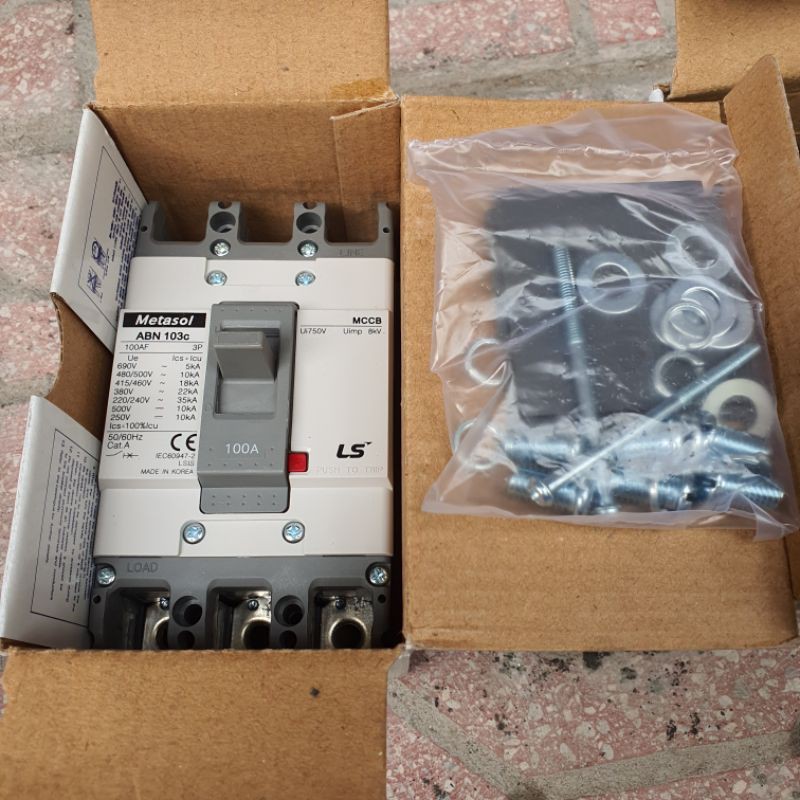 Át khối MCCB LS 100A