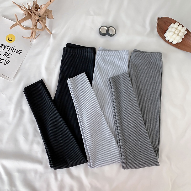 Quần Legging nữ BIGSIZE 45-100kg cạp cao dáng Ôm co giãn Thêu Chữ Chất Liệu Cotton mùa thu đông - quảng châu cao cấp | BigBuy360 - bigbuy360.vn