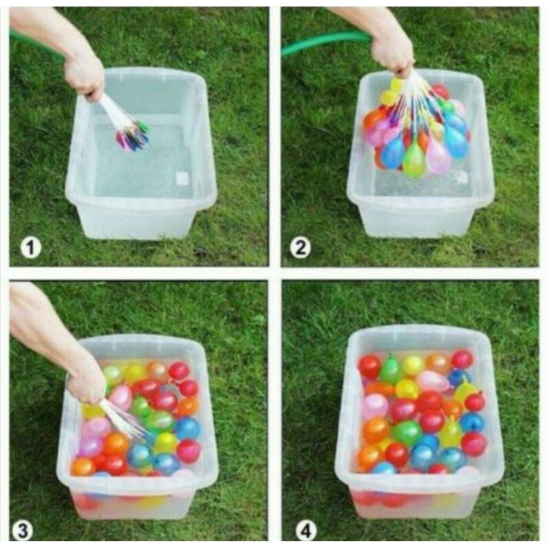 Bong bóng nước đồ chơi nhiều màu sắc vui nhộn cho bé