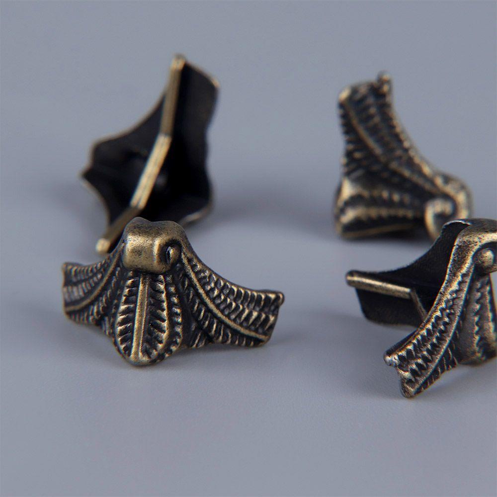 CONOPERY Set 4 Giá Đỡ Góc Tam Giác Bằng Kim Loại Phong Cách Vintage