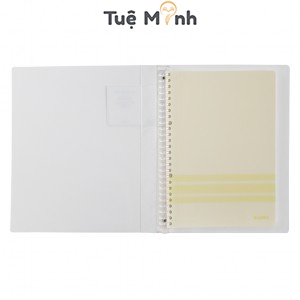 Sổ còng Klong B5 40 tờ Dot gird Ms 545 [Chọn Màu] kèm 5 tab phân trang, binder còng nhựa Klong refill giấy