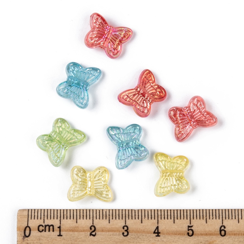 Bộ 192 Hạt Nhựa Acrylic Trong Suốt 1.6mm Kích Thước 11X14X3.5Mm Dùng Làm Trang Sức