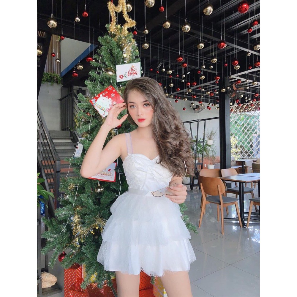 Đầm ren xoắn thiết kế