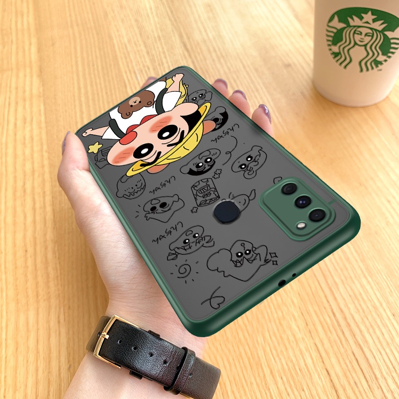 Ốp Điện Thoại In Hoạt Hình Cậu Bé Bút Chì Shin-chan Cho Samsung Galaxy M51 M31 M21 M20 M12 M10 M30S M11 M62 F62 For Soft Case Phone Casing Camera Lens Protector Full Cover simple Silicone Cases mobile covers
