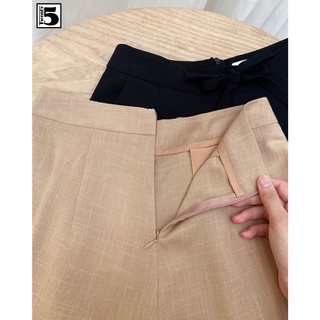 Quần baggy nữ cạp thắt nơ Twentyfive N616