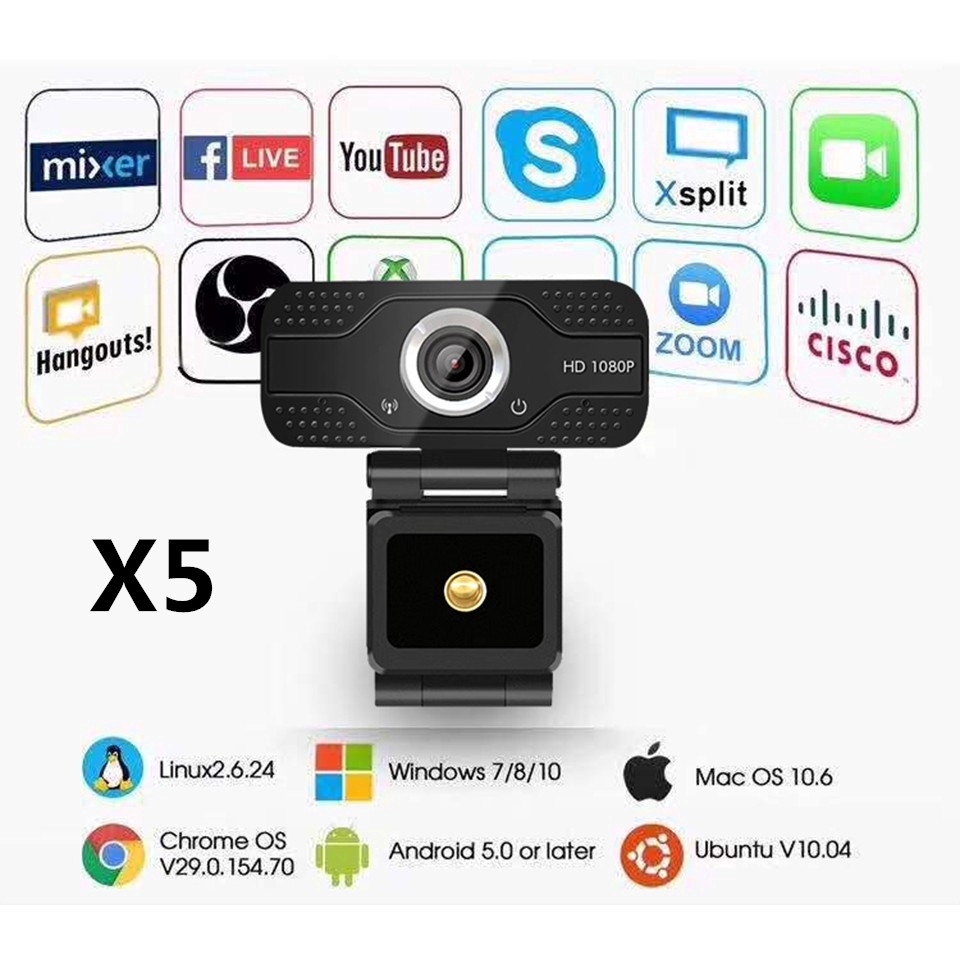 Webcam Full HD 1080P dành cho máy tính | BigBuy360 - bigbuy360.vn