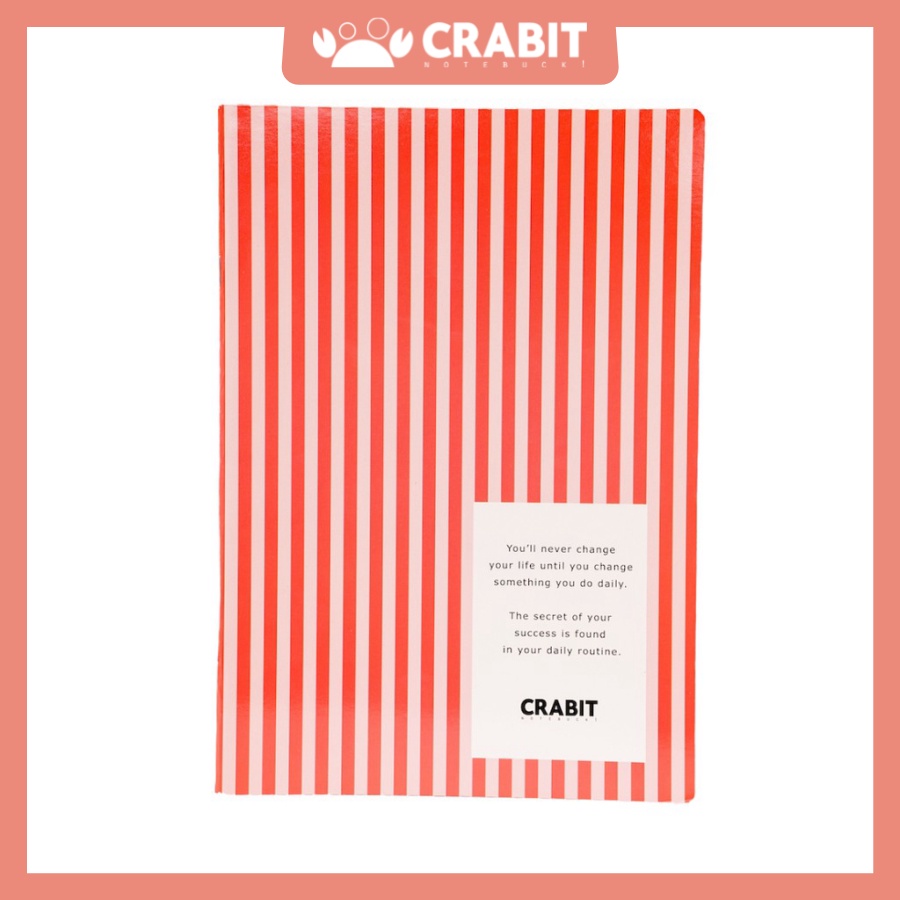 Vở kẻ ngang Crabit Carrot Sọc Cam 80 trang