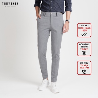 Quần Âu Nam TONY4MEN Dáng Côn Ôm Body Màu Sắc Trẻ Trung Hiện Đại QA1704