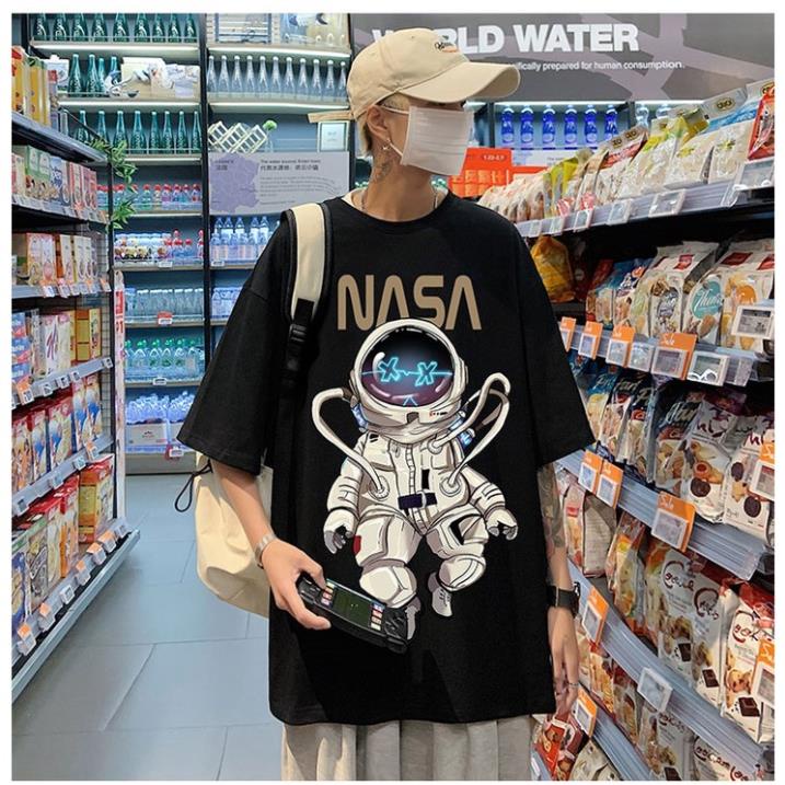 Áo Thun From Rộng , Áo Phông In Hình Phi Hàng Gia Trước Ngực Với Chất Cotton 100% Thoáng Mát Thấm Hút Mồ Hôi .