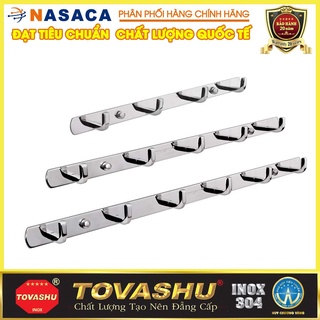 Móc áo TOVASHU vuông 4 móc, 5 móc, 6 móc inox 304-MI