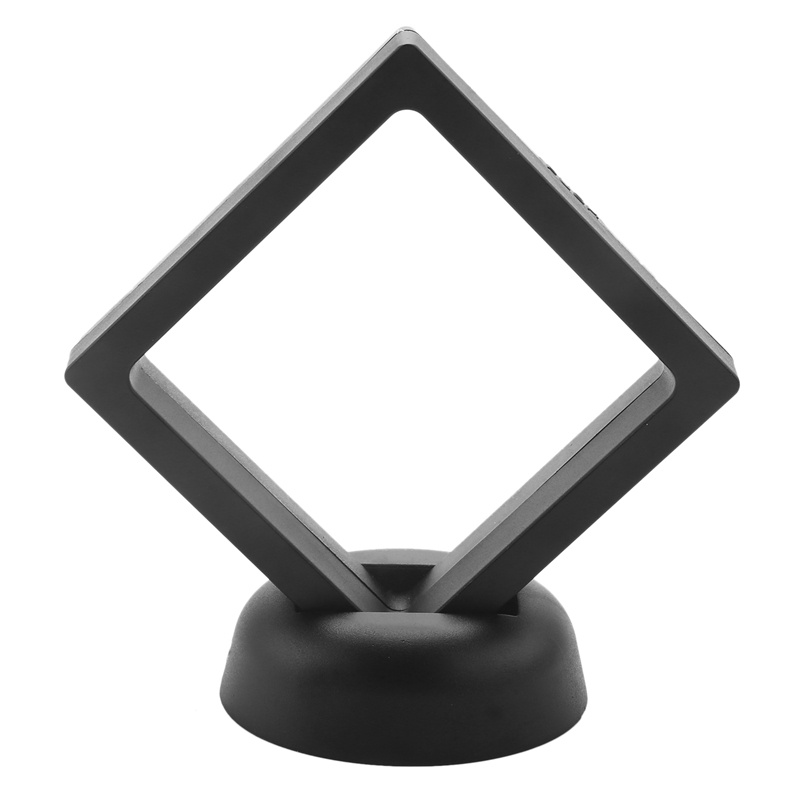 Bộ 10 Khung Trưng Bày Đồng Xu 3D Màu Đen Kích Thước 2.75X2.75X0.75 Inches