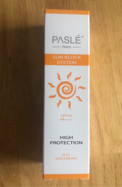 Kem chống nắng Pasle Q10 SPF50 PA+++ với thành phần Q10 và Olive