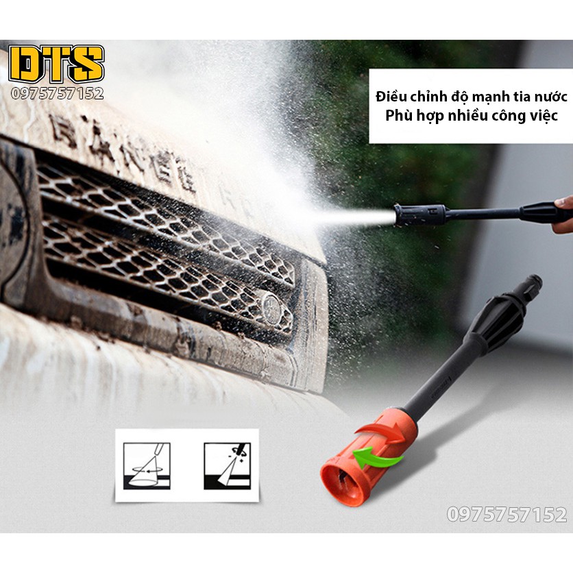 Bộ súng xịt rửa và bình tạo bọt tuyết cao cấp cho máy rửa xe áp lực cao Bosch AQT, Aquatak (Phù hợp tất cả dòng máy)