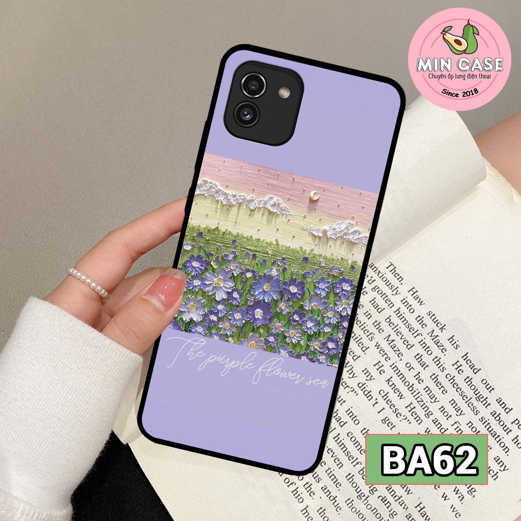 Ốp lưng SAMSUNG A03 hình hoa vintage  - RẺ BỀN ĐẸP