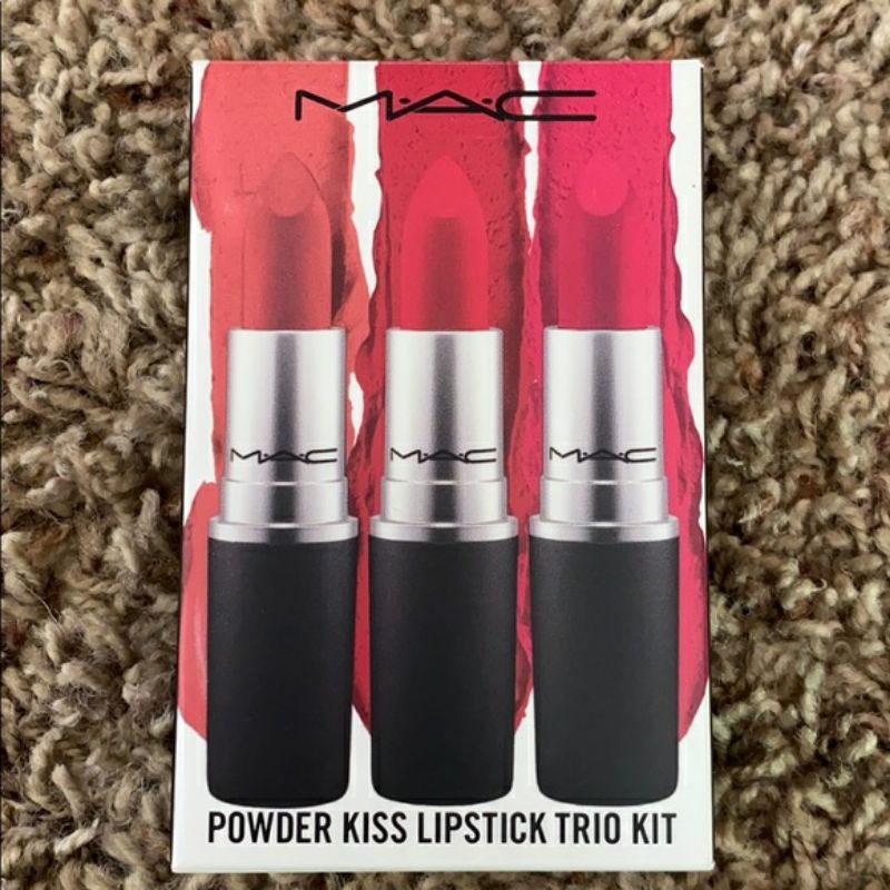 Set 3 thỏi son MAC Powder Kiss fullsize
