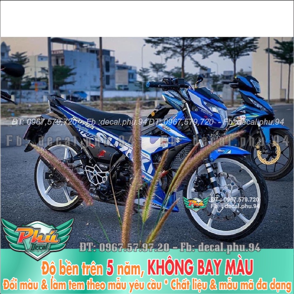 Tem Rời Satria Movistar xanh trắng gp (K) -1