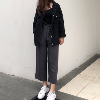 Quần Culottes chất đũi
