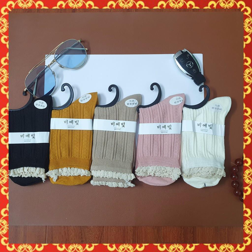 Tất, Vớ Cổ Len Phong Cách Hàn Quốc