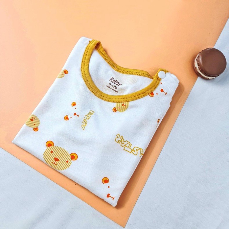 Bộ cộc ngắn tay thun cotton co giãn 4 chiều mặc nhà cho bé trai - Thương hiệu ASTAR