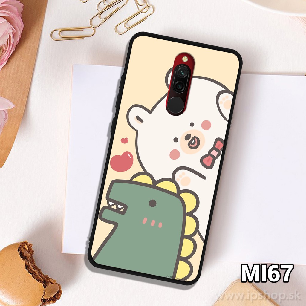 Ốp lưng XIAOMI REDMI 8 in hình chú khủng long nhỏ siêu xinh