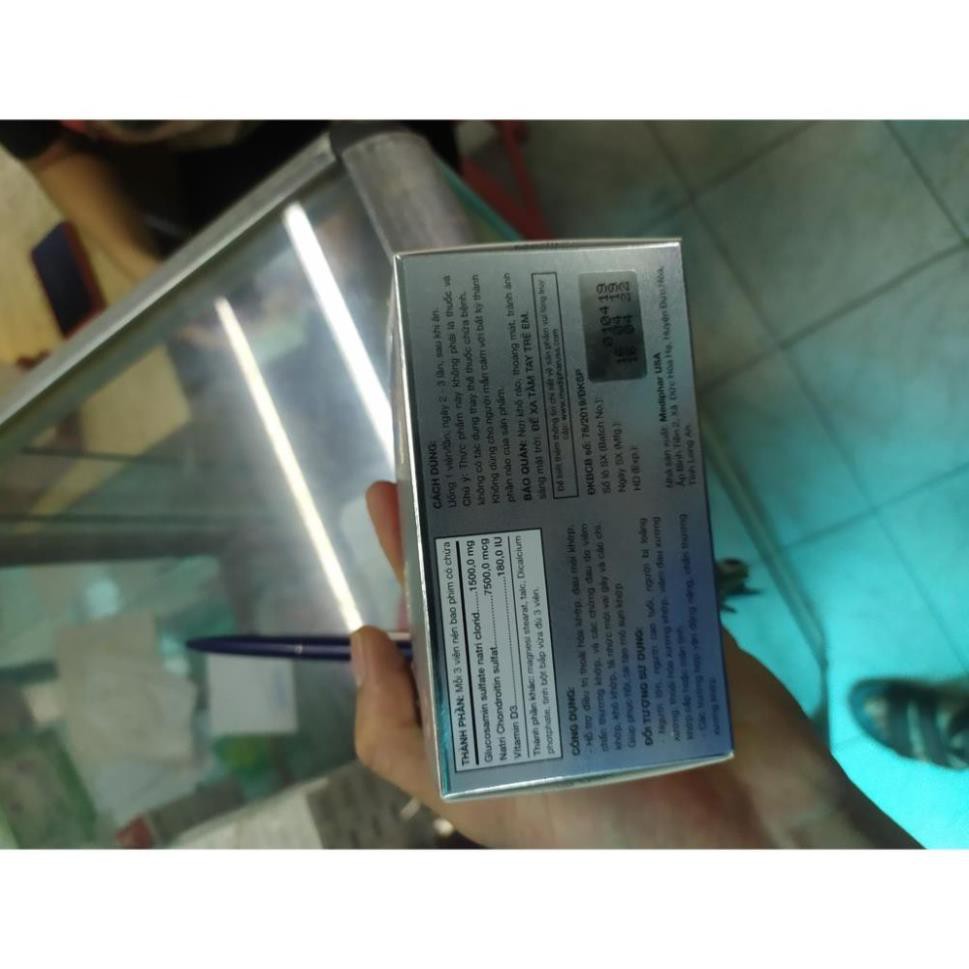 GLUCOSAMIN CHONDROITIN PLUS Giúp xương chắc khớp khỏe, ngăn ngừa thoái hóa khớp, tái tạo mô sụn.