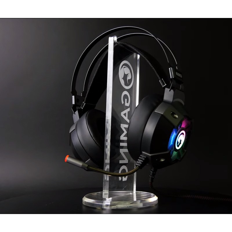 Tai nghe chụp tai 7.1 Marvo HG9015G chuyên game - tích đèn led Rainbow đa màu (Đen)