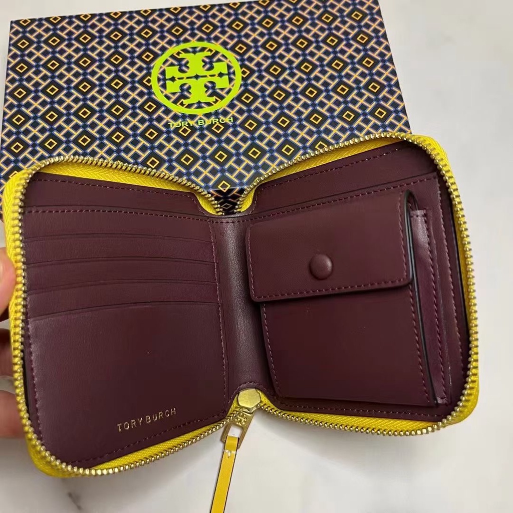 Ví Gấp Tory Burch jacquard bifold Chính Hãng Cho Nữ