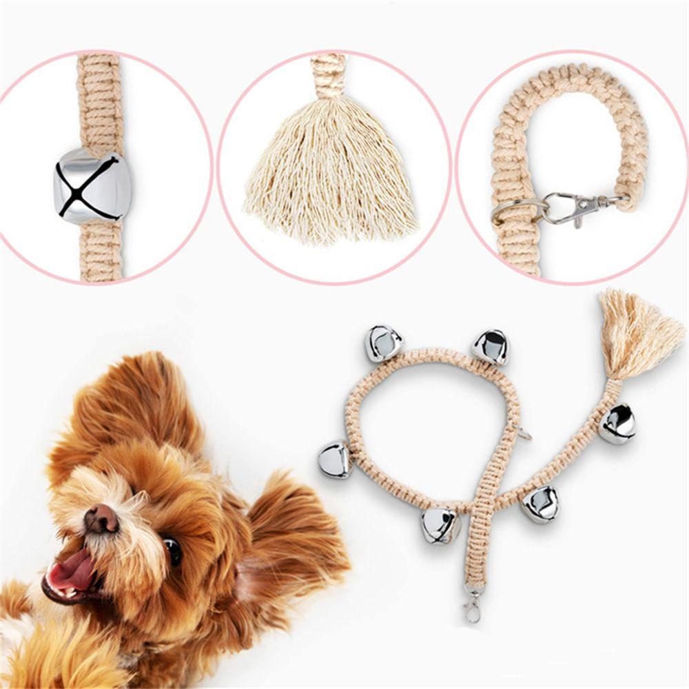 Đồ Chơi Chuông Cửa Dây Thừng Cotton Chất Lượng Cao Có Thể Điều Chỉnh Cho Chó Cưng