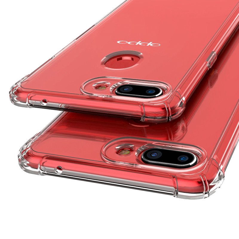 Ốp Điện Thoại Trong Suốt Chống Va Đập Cho Oppo Reno Relme 3 Pro A7 A5 Ax5S A3S R17 Rx17 Neo F9 F7 F5 F1S F3 Plus