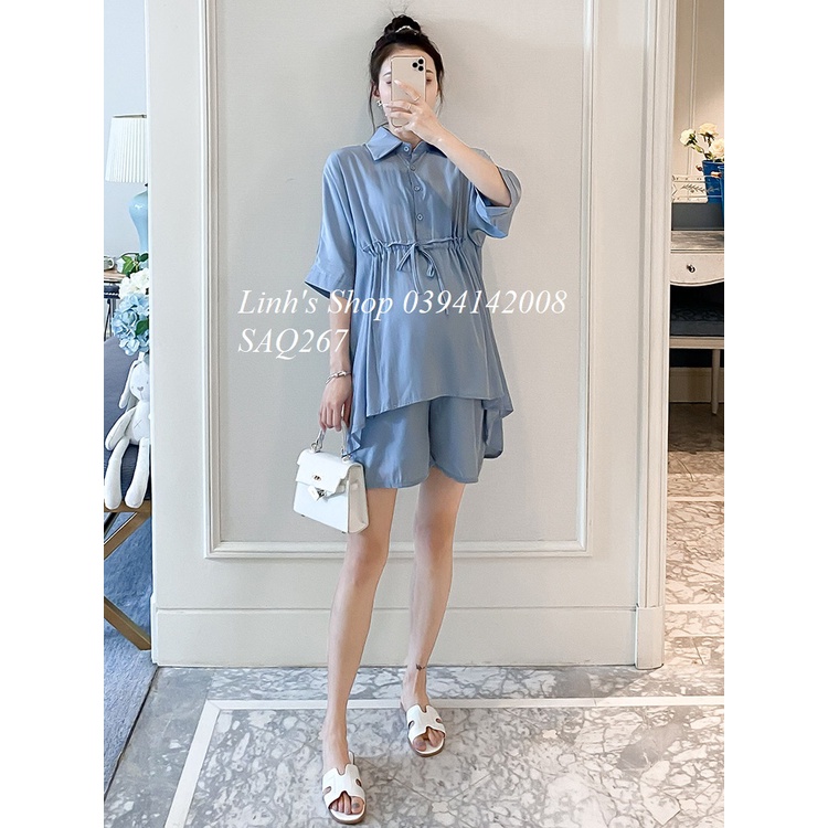 Set Áo Quần Bầu Bộ Bầu Xinh SAQ267