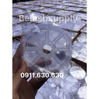 Hộp tròn 8 ô đựng đồ, đựng fan mi, mi rời, mi hủ, đựng trang sức và phụ kiện_Be Lash