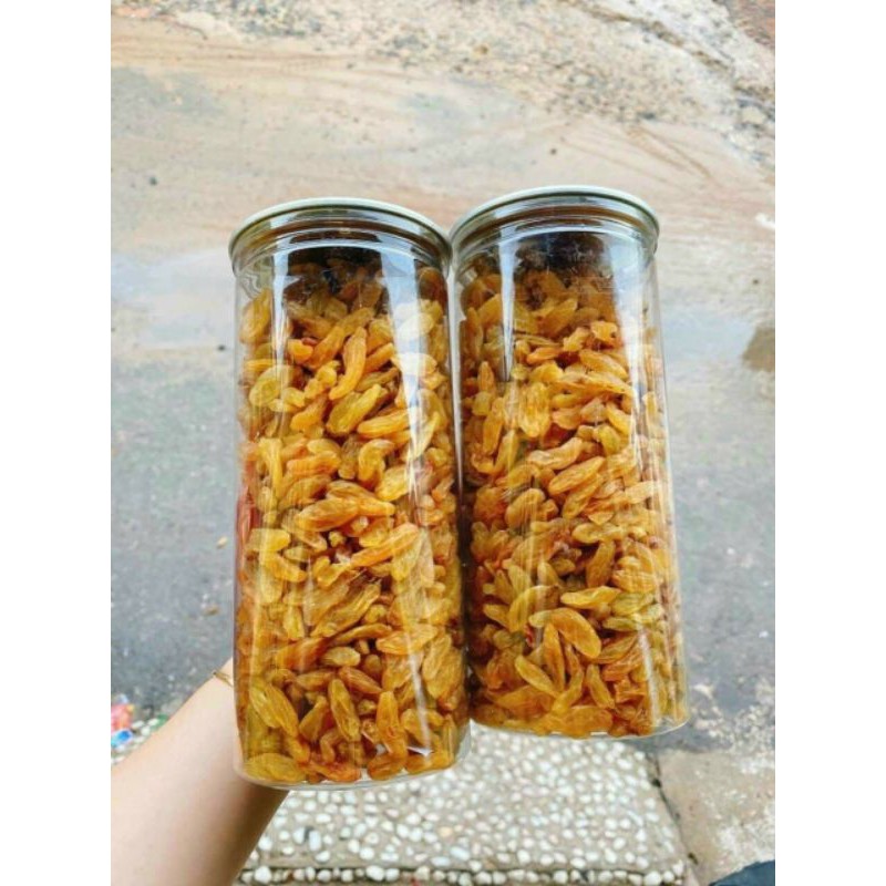 1 lon 500gr nho vàng tự nhiên