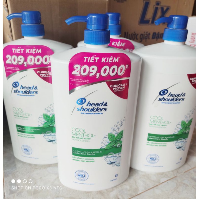 Gội head shoulder 850ml