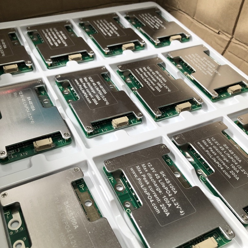 BMS 4S 100A LifePO4 xả tức thời 200A làm acquy Lithium xe máy