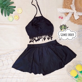 Bikini cho nữ ren tua rua che bụng