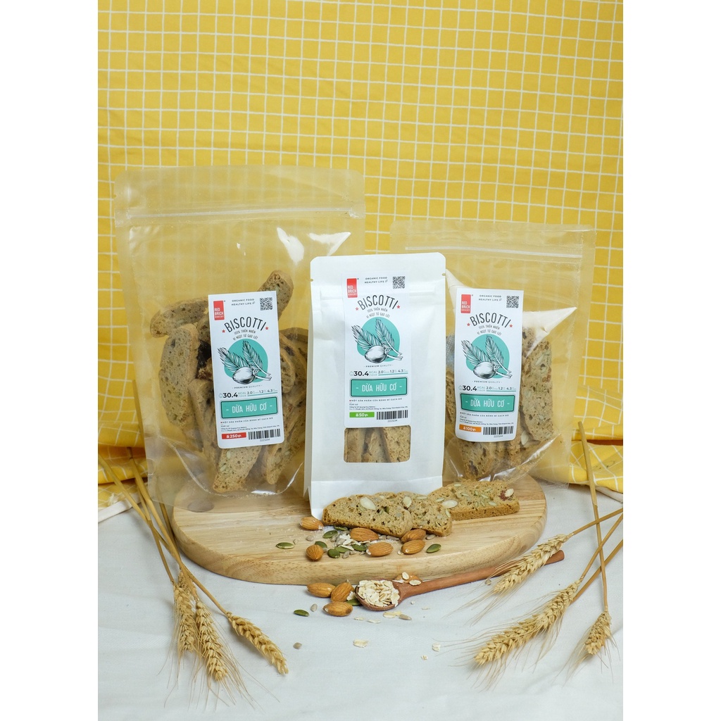 Bánh BISCOTTI Quốc Dân - Bánh Ăn Kiêng, Giảm Cân, Dành Cho Eatclean