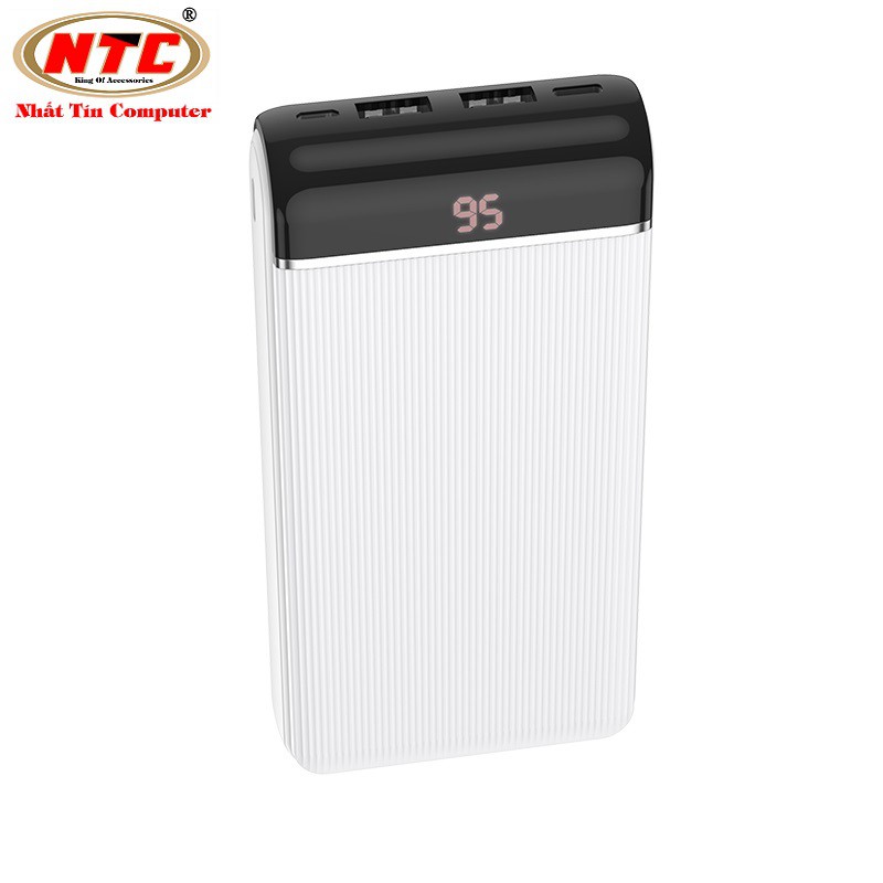 Pin sạc dự phòng Hoco J59A 20000mAh Famous 3 cổng input, 2 cổng output max 2A