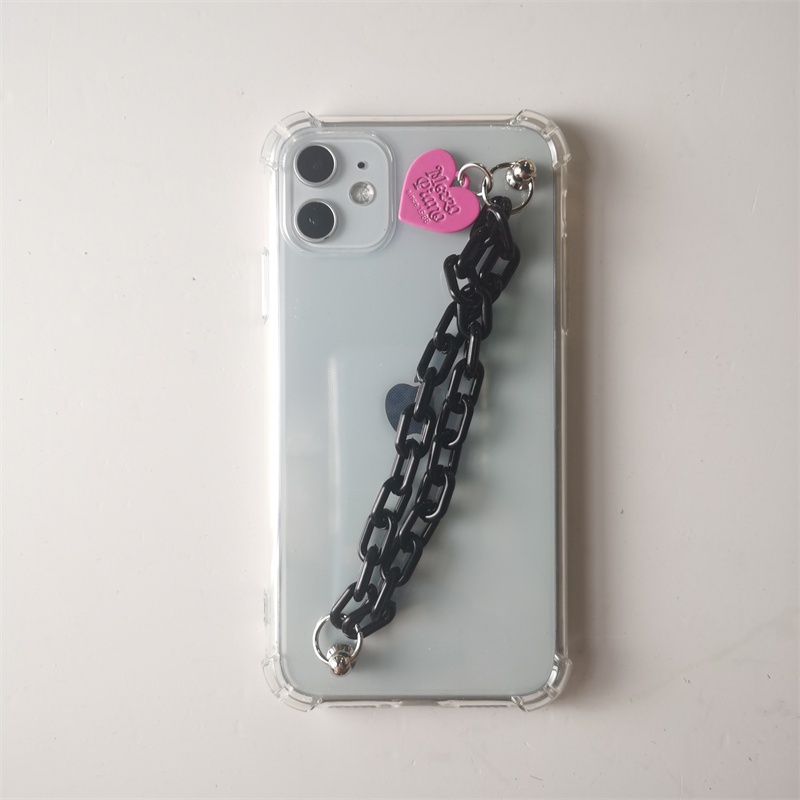 AoxingỐp Điện Thoại Mềm Trong Suốt In Hình Trái Tim Cho IPhone 13 6 S 7 / 8 SE 2020 7P / 8Plus X XS XR 11 12 13 Mini Pro Max