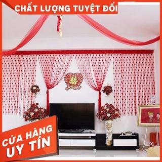 [XẢ KHO+FREE SHIP] RÈM CỬA TRÁI TIM