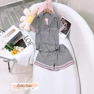 Pyjama Mặc Nhà - Đồ Bộ Pyjama Lụa Latin Thoải Mái - FreeSize