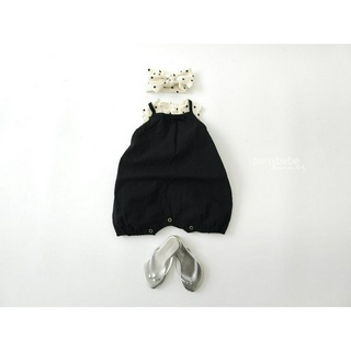 Set yếm chấm bi Partybebe Hàn Quốc cho bé