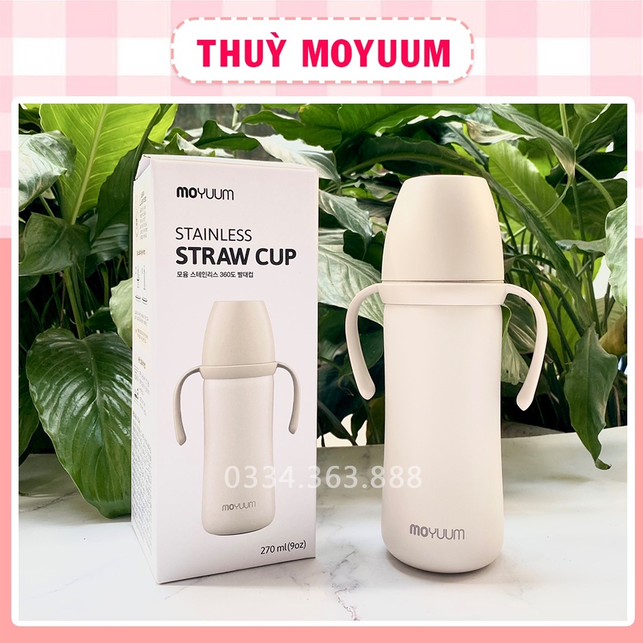 Bình Moyuum tập uống nước INOX 270ml