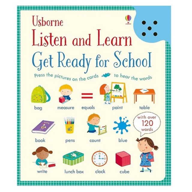 Sách âm thanh học tiếng anh Listen and Learn Get Ready For School