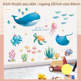 Decal dán tường Đại dương A46 - Decal dán tường Hàn Quốc