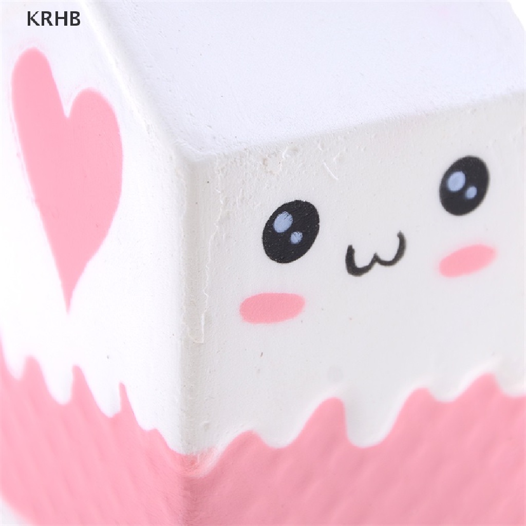 Đồ chơi squishy Giảm Stress Hình Hộp Sữa Dễ Thương Cho Bé Mới