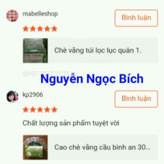 Cao chè vằng cầu Bình an 13 miếng