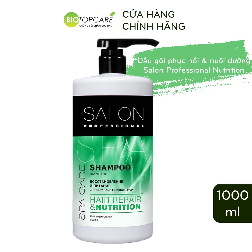 Dầu Gội SALON PROFESSIONAL Phục Hồi Và Nuôi Dưỡng Tóc 1000ml - TN074