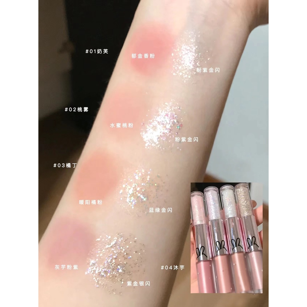 Uslike Phấn Mắt Dạng Lỏng Màu Nhung Lì Lâu Trôi