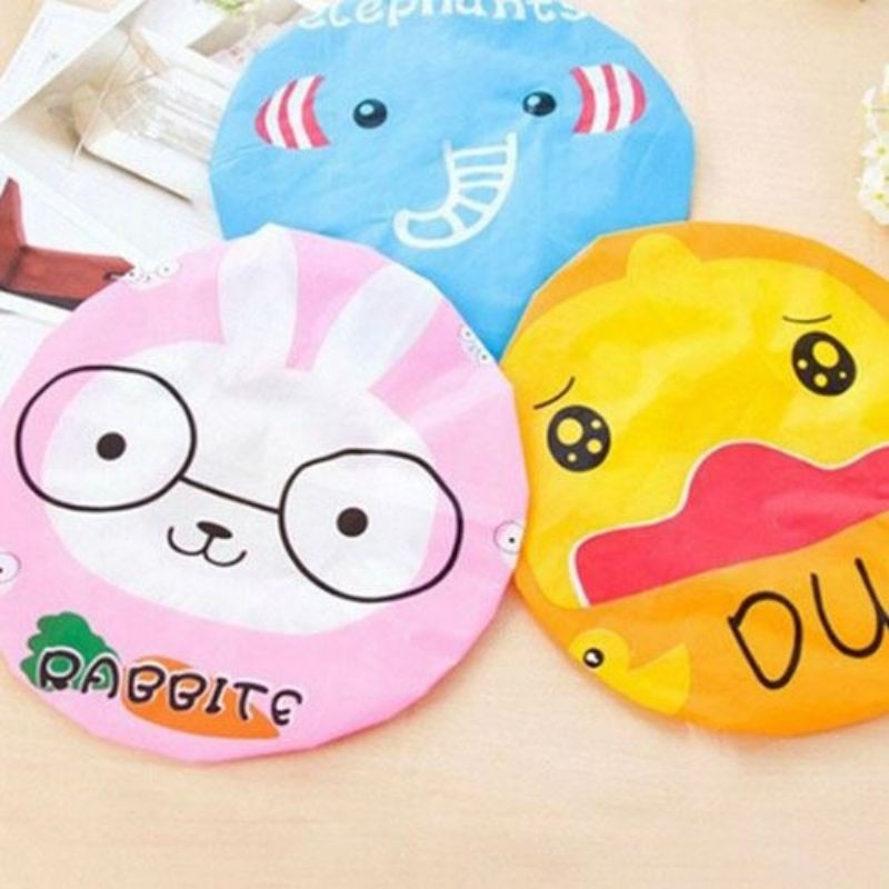 Nón Tắm_ Trùm Tóc Tắm Trong Nhà Tắm