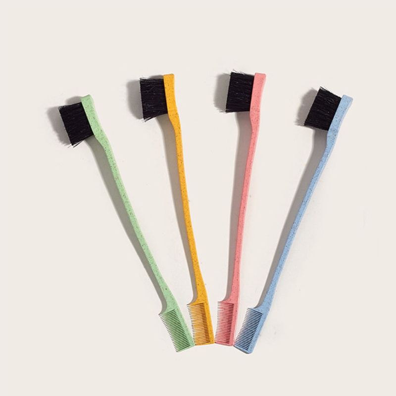 Lược Chải Tóc Hai Mặt Giúp Tạo Kiểu Lông Mày Mượt Mà Tiện Dụng